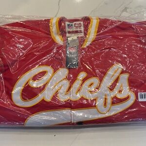 NFL Chiefs Red and Yellow Bomber Jacket